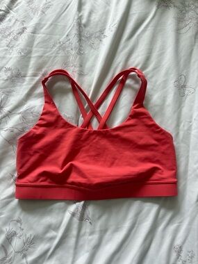 Lululemon | Energy Longline Strappy Sports coral Bra - 10